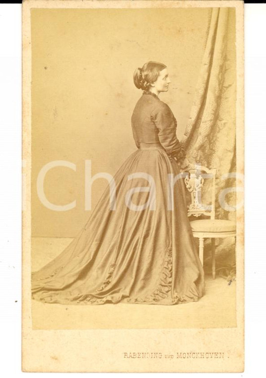 1860 WIEN Countess Louise de MONTBEL JANKOVICS *Photo RABENDING und MONCKHOVEN