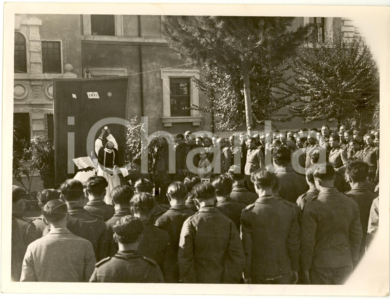 1935 circa ROMA Messa per la MVSN a Caserma MUSSOLINI
