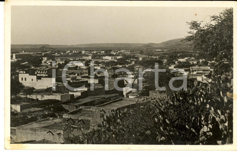 1935 ca AOI DIRE DAUA (ETIOPIA) Panorama del villaggio *Cartolina postale FP NV