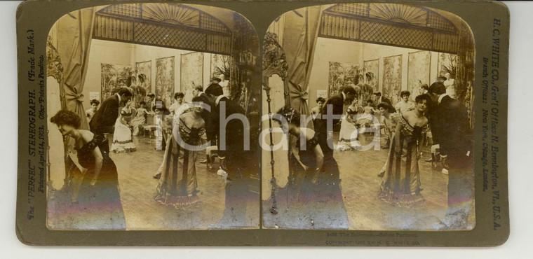 1903 USA The Ballroom - Salute partners - Stereoscopy