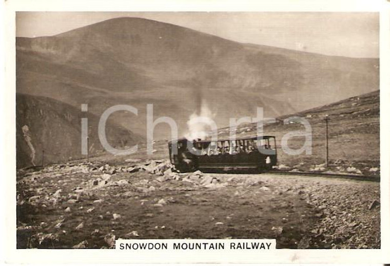 1938 SENIOR SERVICE CIGARETTES British Railway SNOWDON Mountain Railway *Card 14