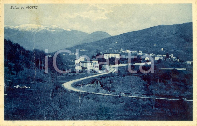 1931 LAVENO MOMBELLO (VA) Frazione LE MOTTE *Cartolina DANNEGGIATA FP VG