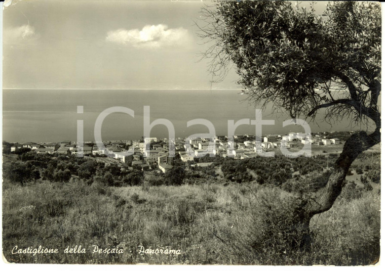 1962 CASTIGLIONE DELLA PESCAIA (GR) Scorcio panoramico MAREMMA TOSCANA *FG VG