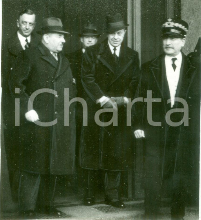 1938 MILANO Ministro delle Comunicazioni della JUGOSLAVIA alla Stazione *Foto
