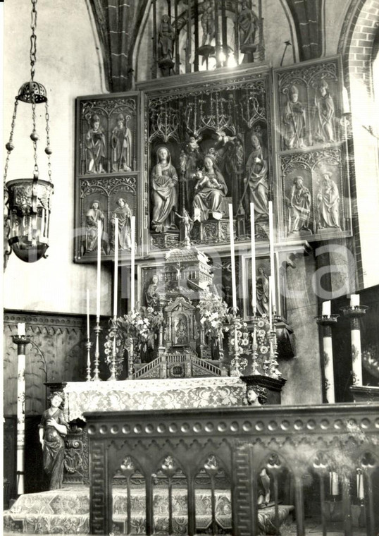 1950 ca ROCCA PIETORE (BL) Alto CORDEVOLE Interno Chiesa SANTA MARIA MADDALENA