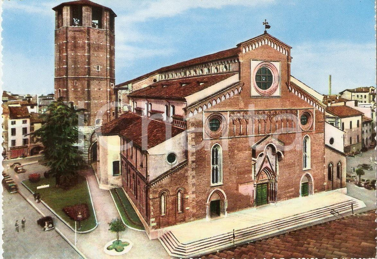 1965 ca UDINE Cattedrale di Santa Maria Annunziata Cartolina animata FG NV