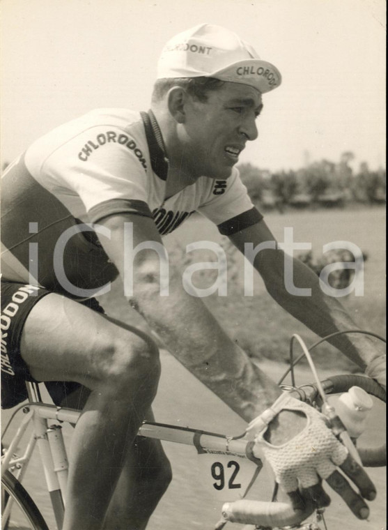 1957 CICLISMO GIRO D'ITALIA Tappa MILANO-VERONA - Aldo MOSER *Foto 13x18 cm