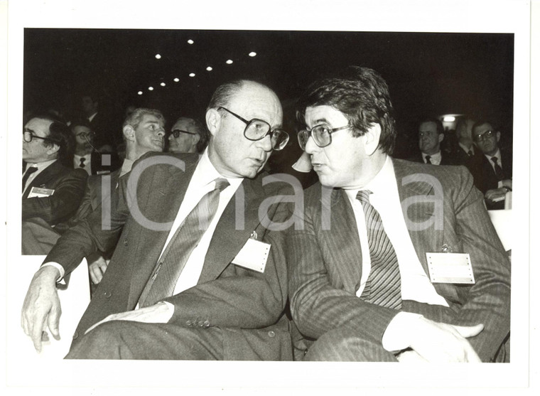 1984 CONFINDUSTRIA Incontro sul futuro - Walter MANDELLI e Vittorio MERLONI