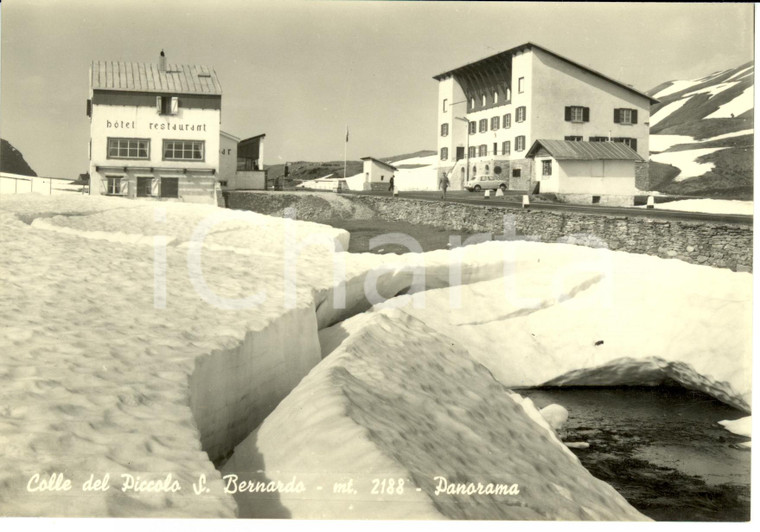 1955 ca COLLE DEL PICCOLO S. BERNARDO (AO) Panorama del colle *Cartolina FG NV