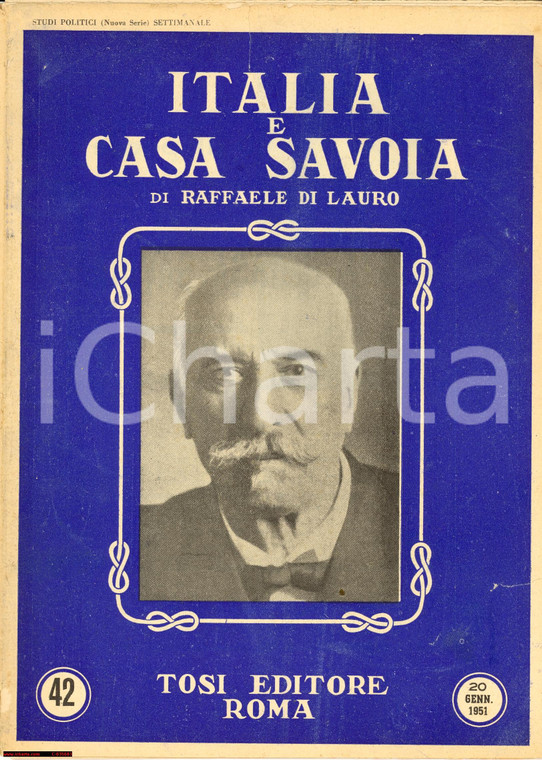 1951 ITALIA E CASA SAVOIA Raffaele di Lauro n.42