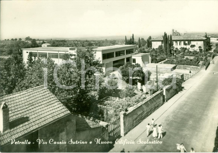1958 VETRALLA (VT) Nuova scuola in via CASSIA SUTRINA