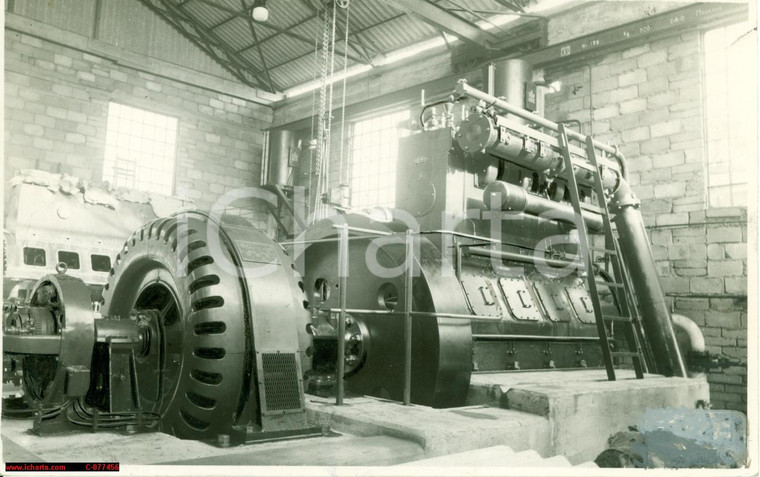 1937 AOI Eritrea Massaua, centrale elettrica, dinamo?