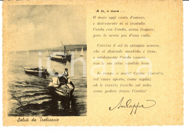 1930 TREBISACCE (CS) A te, o mare Antonio CAPPA FG NV