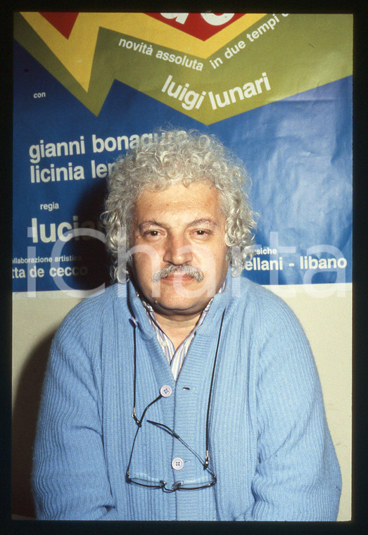 35mm vintage slide* 1986 TEATRO Bruno LAUZI presenta L'INCIDENTE (1)