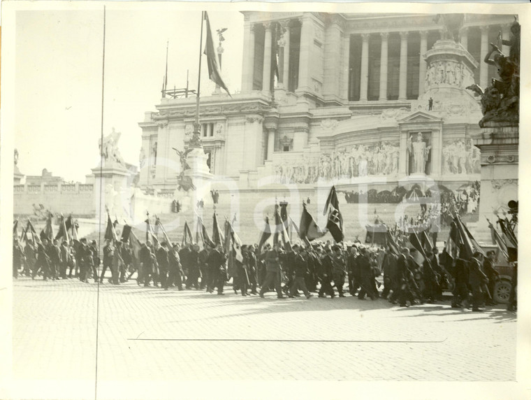 1931 ROMA Annuale Intervento - Corteo Combattenti al Milite Ignoto *Fotografia