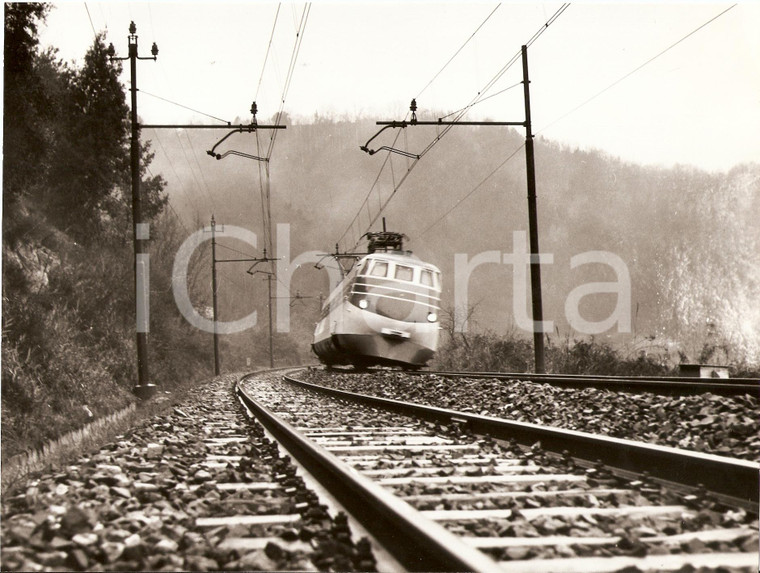 1970 ca FF.SS. Automotrice FIAT Y 0160 Collaudo Prototipo PENDOLINO *Foto