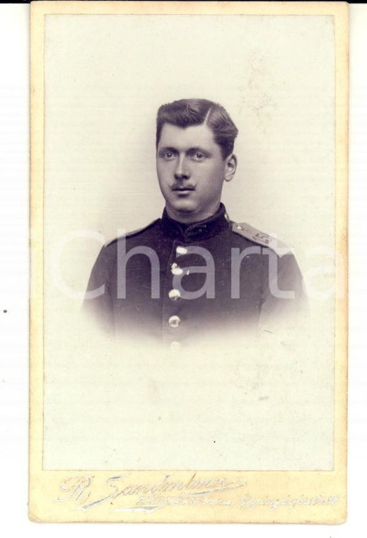 1915 ca  MULHEIM RUHR Ufficiale del 159° reggimento fanteria *R. SANDMANN