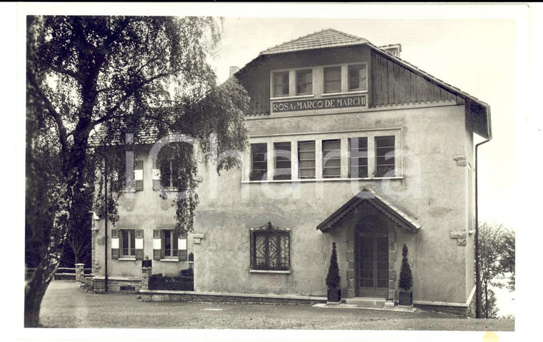 1938 VALGANNA Villaggio Alpino PIAMBELLO - Villa DE MARCHI *Cartolina FP