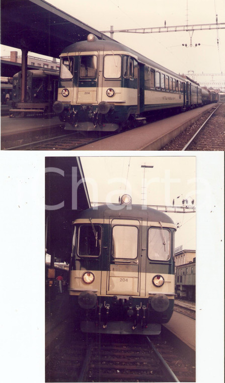 1985 WIL (SVIZZERA) Ferrovie MThB Mittelthurgaubahn Treno 204 *LOTTO 2 Foto