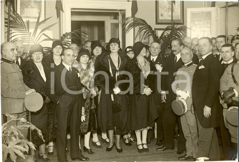 1929 MILANO Autorità all'inaugurazione sede Associazione Arma Cavalleria *Foto