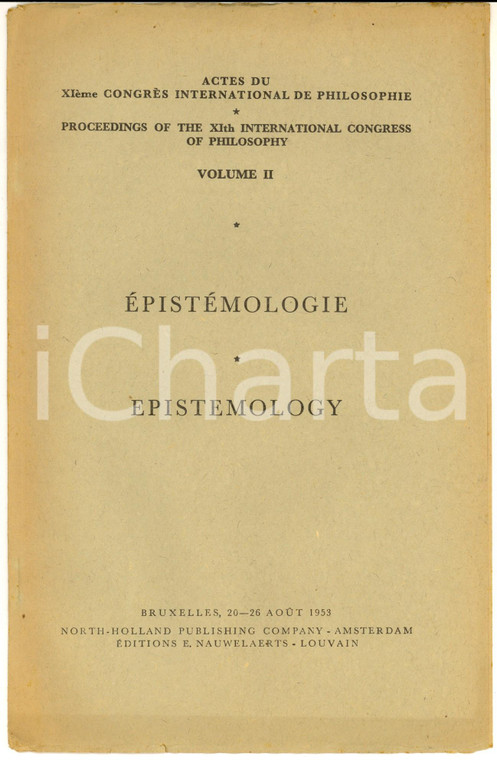 1953 Cleto CARBONARA Interpretazione realistica della sintesi a priori