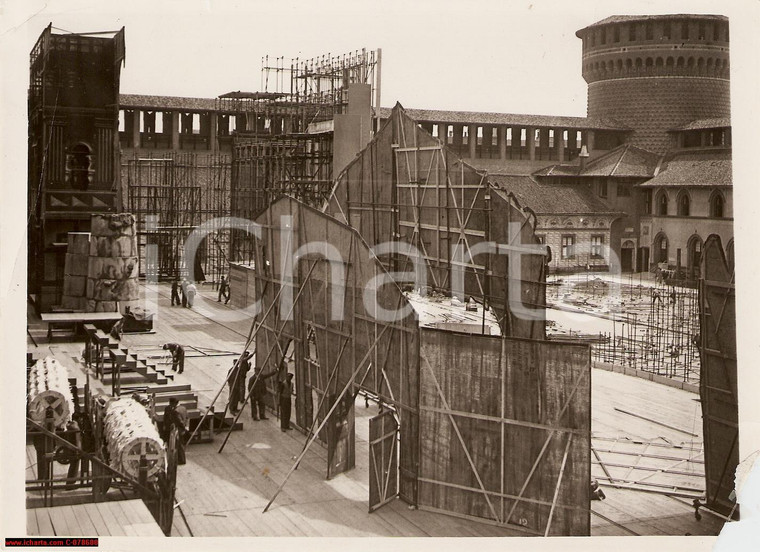 1939 MILANO Castello Sforzesco TEATRO DEI VENTIMILA