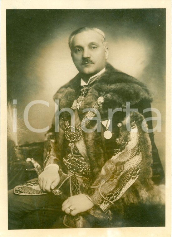 1920 circa BELA SCITOWSKY Ministro con decorazioni ufficiali *FOTOGRAFIA