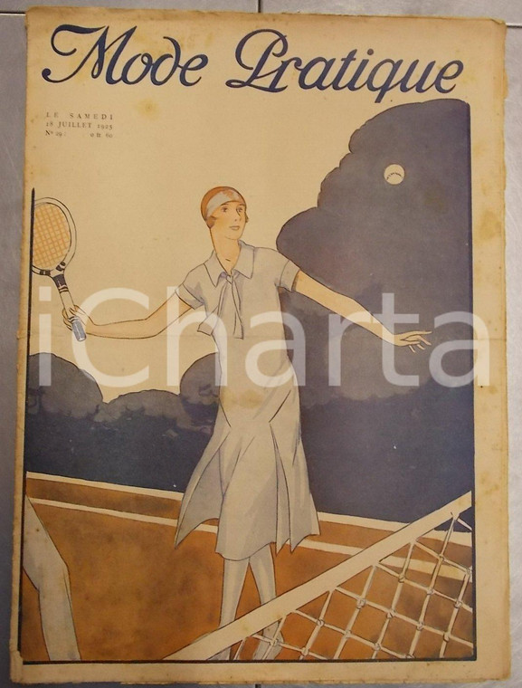 Juillet 1925 PARIS MODE PRATIQUE Journal femme maison n°29 Elégances estivales