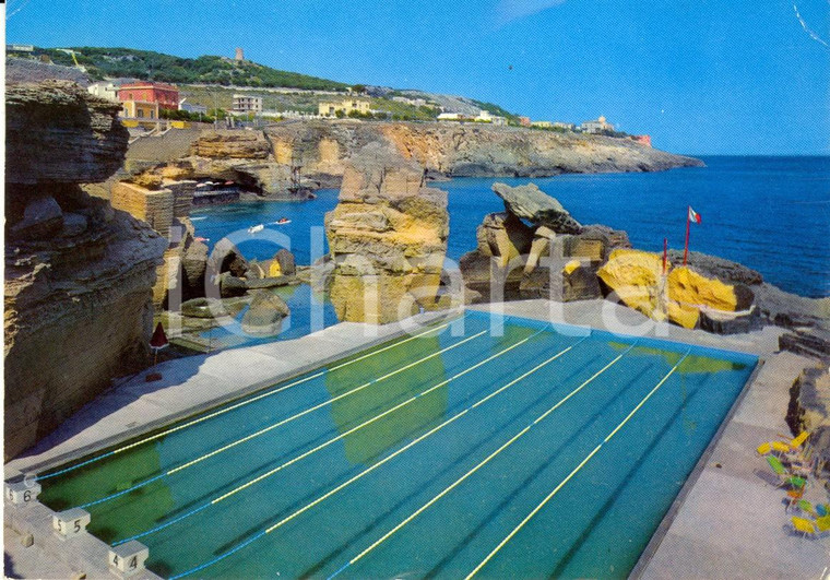 1973 SANTA CESAREA TERME (LE) Piscina Olimpionica sul mare *Cartolina FG VG