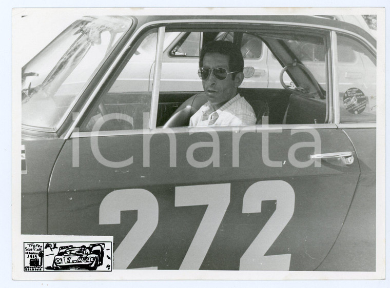 1969 RALLY Trofeo SCARFIOTTI Pilota JOLLY CLUB a bordo dell'auto *Foto