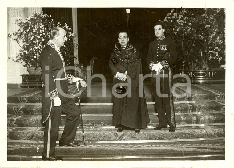1935 ca ROMA José Lobo d'AVILA LIMA nuovo Ministro PORTOGALLO *Foto DANNEGGIATA