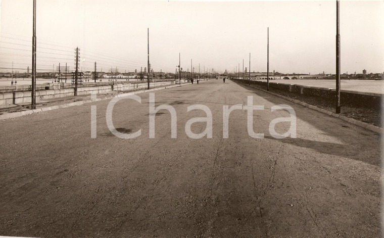 1933 VENEZIA Rettifilo nuovo Ponte del LITTORIO oggi della LIBERTA' Foto ANIMATA