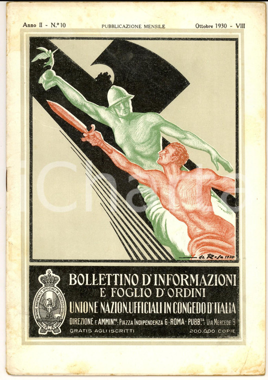 1930 Unione Nazionale Ufficiali in Congedo - Gruppo GENOVA in visita a NAPOLI