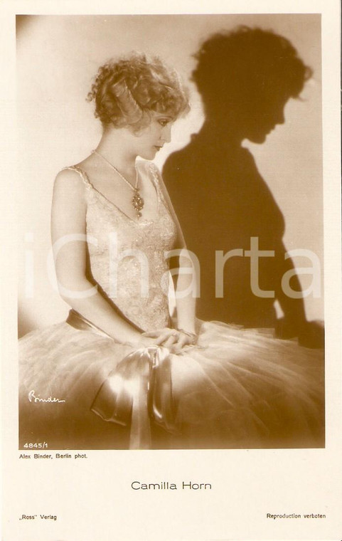 1930 ca CINEMA Attrice Camilla HORN vestita da ballerina *Cartolina FP NV