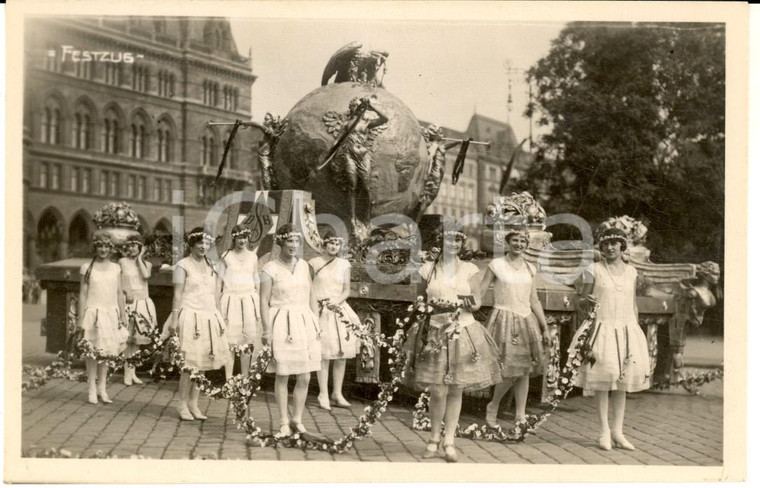 1928 WIEN Festzug des X Deutschen Sängerbundfestes 1928, Elfengruppe *Postcard