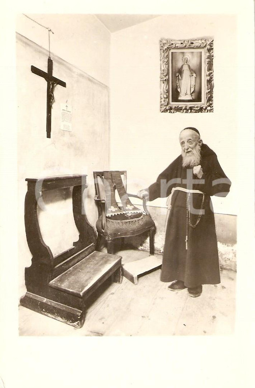 1942 Padre LEOPOLDO da Castelnuovo Frati Minori CAPPUCCINI *Cartolina FP NV