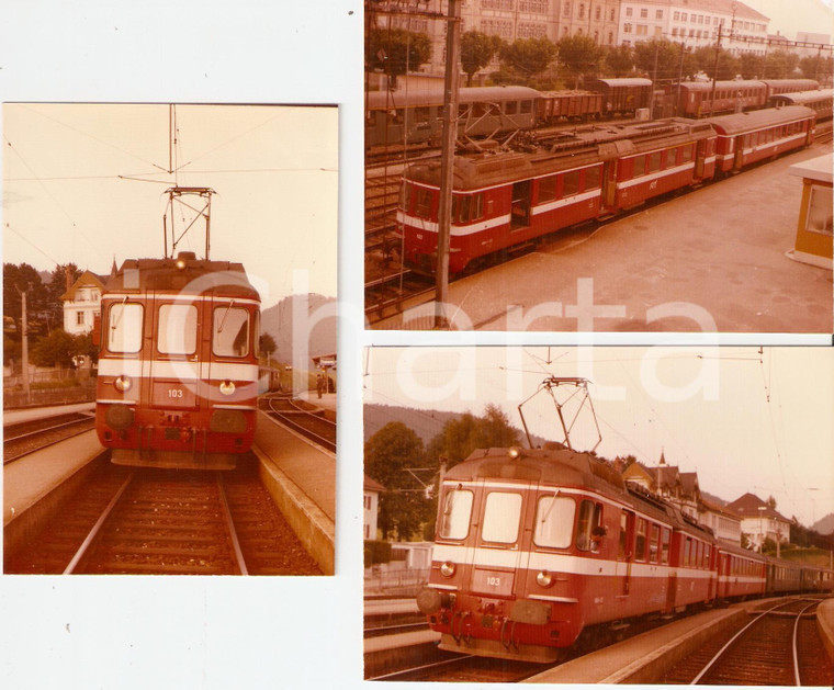 1975 ca TRAVERS (SVIZZERA) Régional du Val-de-Travers RVT Treno 103 LOTTO 3 Foto