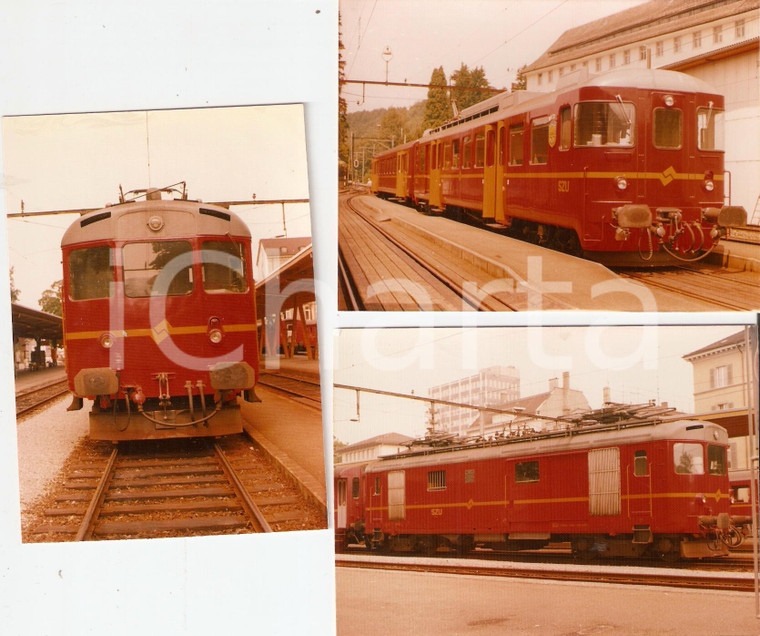1975 ca SVIZZERA Sihltal Zürich Uetliberg Bahn SZU Locomotiva LOTTO 3 Fotografie
