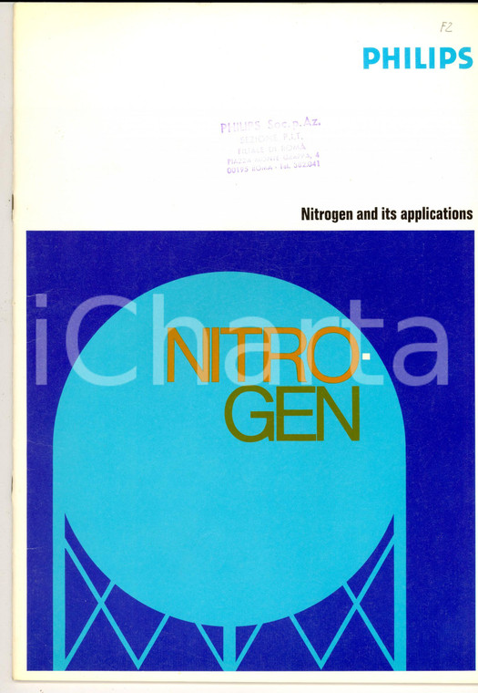 1970 ca PHILIPS Nitrogen and its applications *Libretto 30 pp. ENGLISH