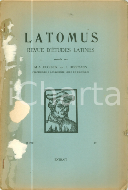 1960 Pieter LAMBRECHTS Passage Grégoire de TOURS religion gauloise DANNEGGIATO