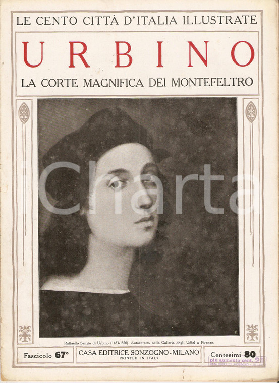1927 CENTO CITTA' D'ITALIA - URBINO Corte dei Montefeltro Fascicolo 67 *Rivista