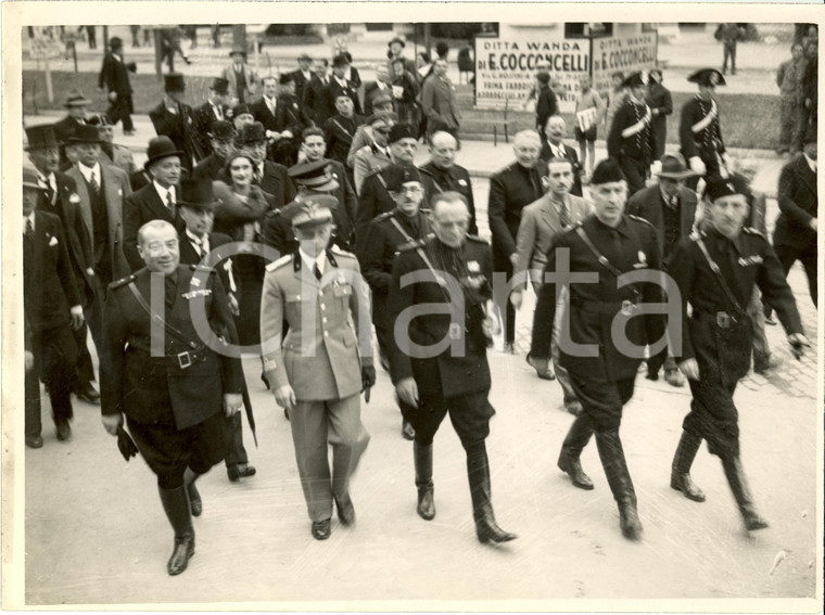 1935 MILANO Fiera Paolo THAON REVEL e Duca BERGAMO Ditta WANDA COCCONCELLI *Foto