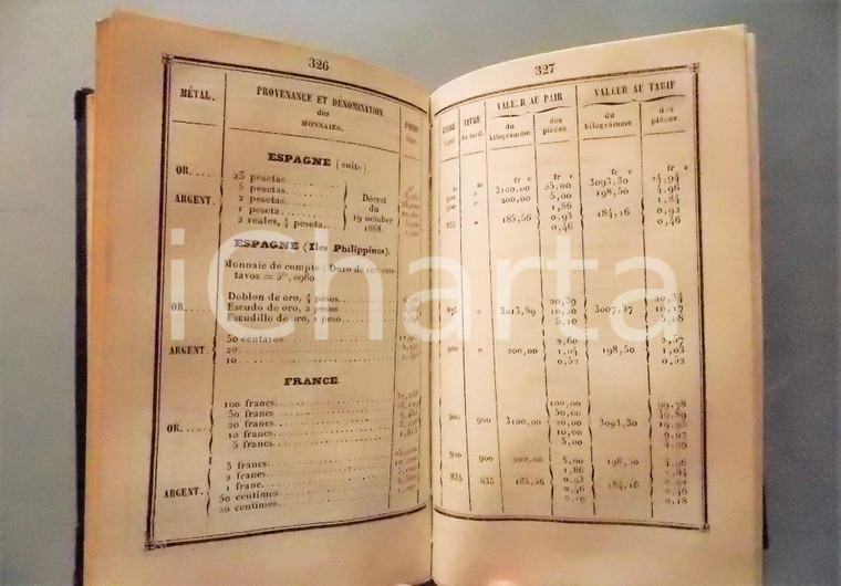 1884 BUREAU DES LONGITUDES Annuaire pour l'an 1884 *Tavole astronomiche