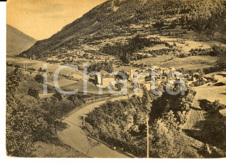 1950 ca PIETRAPORZIO (CN) Panorama del paese *Cartolina postale FG NV