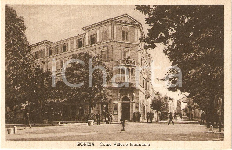 1940 ca GORIZIA Consiglio Provinciale ECONOMIA Corso VITTORIO EMANUELE Cartolina
