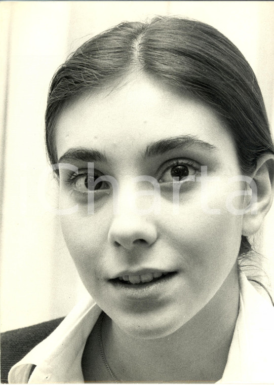 1980 ca TENNIS Campionessa Emanuela ZONI ritratto primo piano *Foto 24 x 30 cm