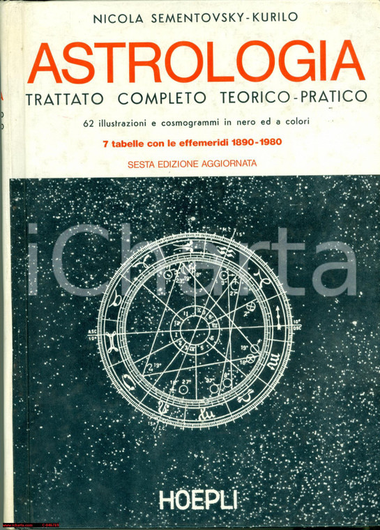 1979 Nicola SEMENTOVSKY-KURILO Trattato astrologia