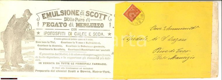 1900 MILANO carta assorbente EMULSIONE SCOTT