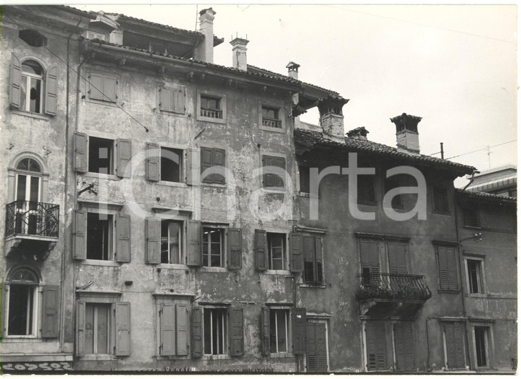 1979 UDINE Piazza Giacomo Matteotti - Scorcio delle abitazioni *Fotografia 18x13