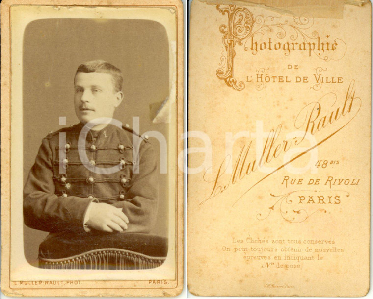 1910 ca PARIS (F) Soldat 1er Régiment D'Infanterie *Photo MULLER-RAULT